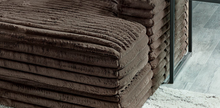 Load image into Gallery viewer, Comfrey Double Chaise Chocolate