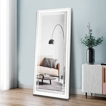 Load image into Gallery viewer, A4- Floor Mirror (LED+BLUETOOTH SPEAKER)