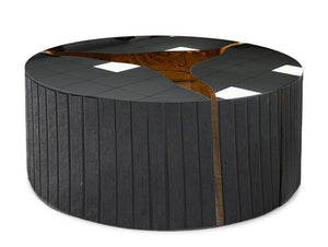 A612 Coffee Table (BLACK GLASS)