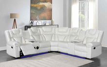 Load image into Gallery viewer, Alexa2023 White Reclining Sectional