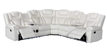 Load image into Gallery viewer, Alexa2023 White Reclining Sectional