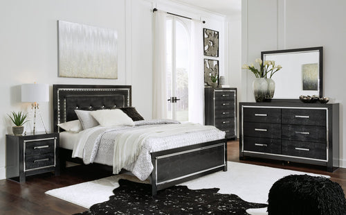 Ashley B1420 - 4pc or 5pc Bedroom Set - Queen, King (LED Lights)
