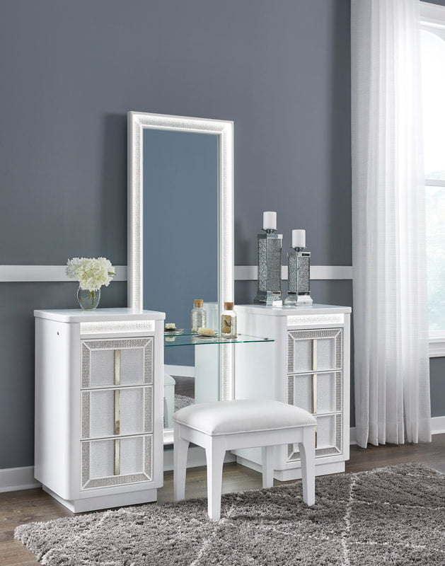 B822 - Vanity w/Stool (LED Lights)