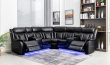 Load image into Gallery viewer, Batman Black Power Reclining Sectional