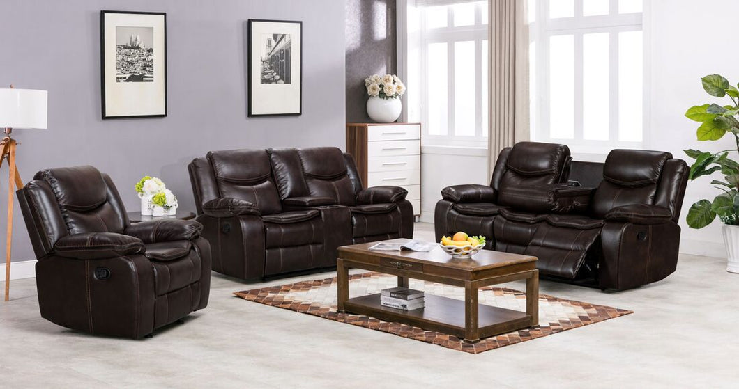Reno Brown - 2PC Reclining Set