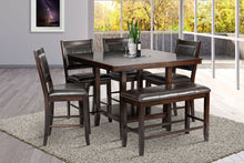 Load image into Gallery viewer, D2320 - Counter Height Table + 4 Chair + Bench Set