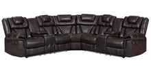 Load image into Gallery viewer, Alexa2023 Brown Reclining Sectional
