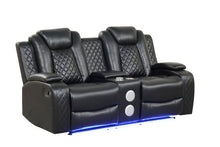 Load image into Gallery viewer, Luz Black - 3PC Reclining Set