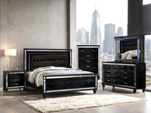 Load image into Gallery viewer, Blanca2 Black Bedroom Set Queen, King
