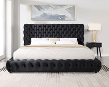 Load image into Gallery viewer, Dream Black Platform Bed - Queen, King