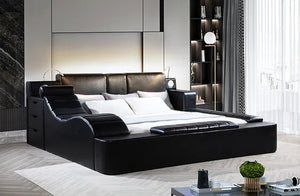 APOLLO Black Platform Bed