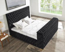 Load image into Gallery viewer, Future Black Platform Bed - Queen, King
