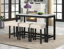 Load image into Gallery viewer, Gloria Linen - Pub Table + 3 Chair Set