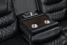 Load image into Gallery viewer, Harley Black Power - TOP GRAIN LEATHER Reclining Set