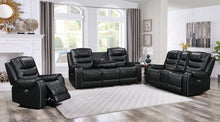 Load image into Gallery viewer, Harley Black Power - TOP GRAIN LEATHER Reclining Set