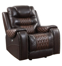 Load image into Gallery viewer, Harley Power - TOP GRAIN LEATHER Reclining Set