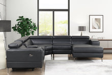 Load image into Gallery viewer, MILANO BLACK - 6PC Power Reclining Sectional