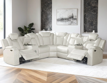 Load image into Gallery viewer, Spaceship Sand Power Reclining Sectional (Power Headrests)