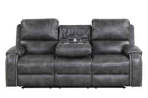 Titan2003-Charcoal OVERSIZED 3pc Reclining Set