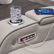 Load image into Gallery viewer, U271-05 Power 2PC Reclining Set (Genuine Leather + Air Massage)
