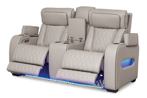 U271-05 Power 2PC Reclining Set (Genuine Leather + Air Massage)