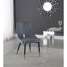 Load image into Gallery viewer, Sleek Velvet Dining Chair