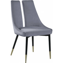 Load image into Gallery viewer, Sleek Velvet Dining Chair