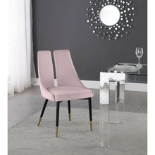 Load image into Gallery viewer, Sleek Velvet Dining Chair