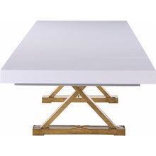 Load image into Gallery viewer, Excel Extendable 2 Leaf Dining Table White