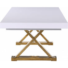 Load image into Gallery viewer, Excel Extendable 2 Leaf Dining Table White