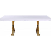 Load image into Gallery viewer, Excel Extendable 2 Leaf Dining Table White