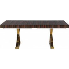 Load image into Gallery viewer, Excel Extendable 2 Leaf Dining Table Brown