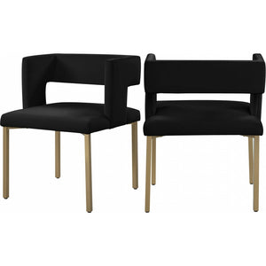 Caleb Velvet Dining Chair