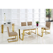 Load image into Gallery viewer, Cameron Gold Dining Table