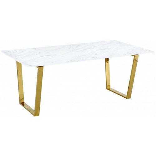 Cameron Gold Dining Table