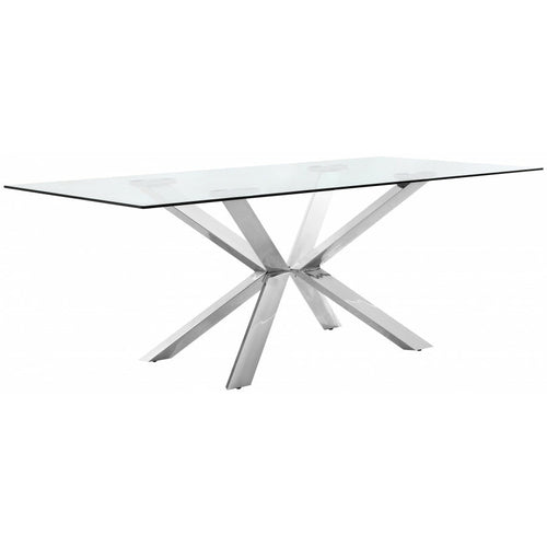 Juno Chrome Dining Table