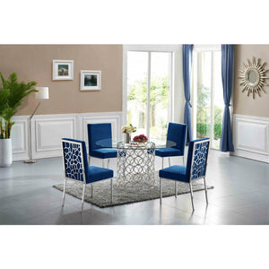 Opal Dining Table Chrome