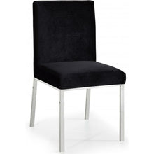 Load image into Gallery viewer, Opal Velvet Dining Chair (Black) - Unique Furniture