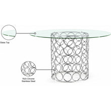 Load image into Gallery viewer, Opal Dining Table Chrome