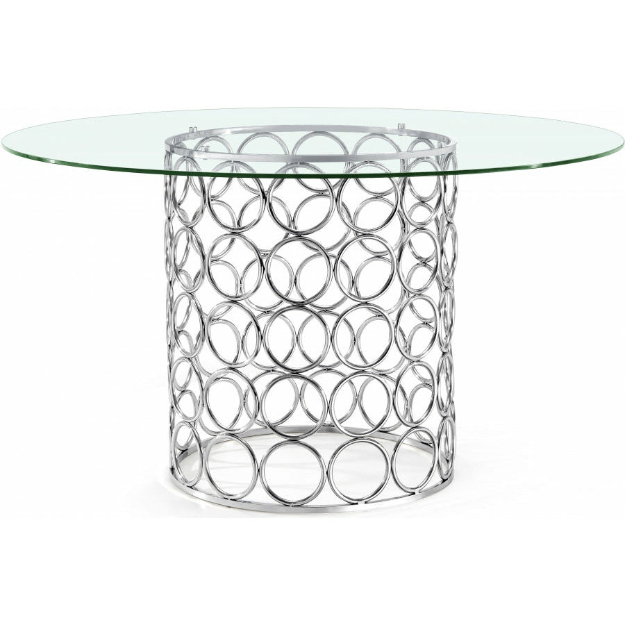 Opal Dining Table Chrome