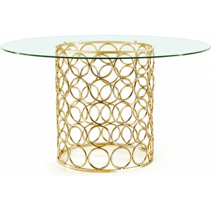 Opal Dining Table Gold