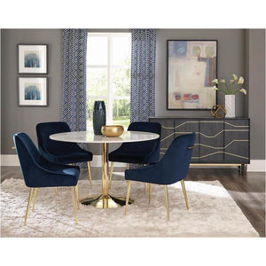 Dark Ink Blue (Set Of 2) - Unique Furniture