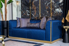 Load image into Gallery viewer, Harley  Blue Sofa Set
