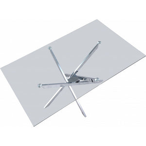 Xander Dining Table Silver