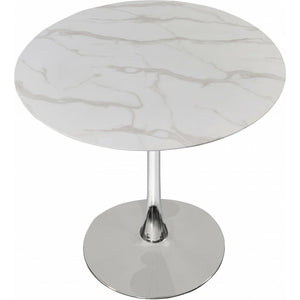 Tulip 36" Dining Table Silver