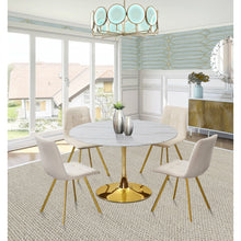 Load image into Gallery viewer, Tulip 48&quot; Dining Table Gold