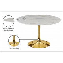 Load image into Gallery viewer, Tulip 48&quot; Dining Table Gold