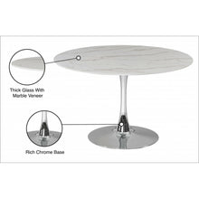 Load image into Gallery viewer, Tulip 48&quot; Dining Table Silver