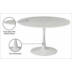 Tulip 48" Dining Table White