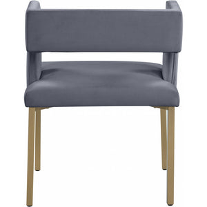 Caleb Velvet Dining Chair